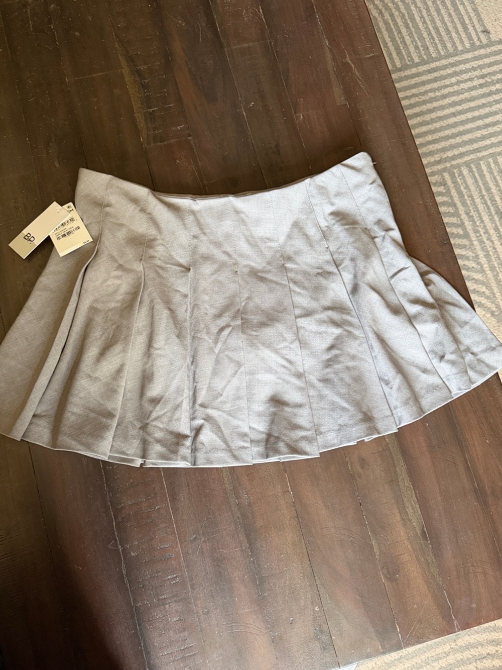 BP Pleated Gray Women's Skort